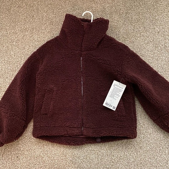 Lululemon Cinchable Fleece Zip Up - Picture 3 of 5